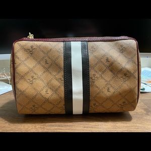 L.A.M.B cosmetic case in Lipstick Saddle